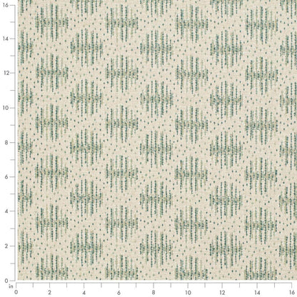 F200-155 Abstract & Geometric nan Aqua & Teal Performance Colors