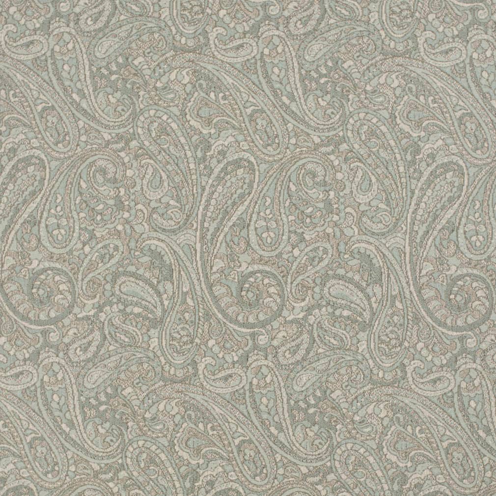 F200-156 Paisley Aqua & Teal Charlotte Fabrics Woven Patterns