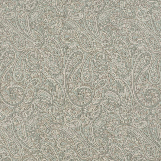 F200-156 Paisley Aqua & Teal Charlotte Fabrics Woven Patterns