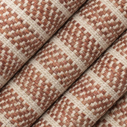 F200-164 Plaid nan Orange & Rust Performance Colors