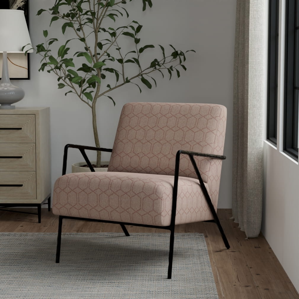 F200-168 Abstract & Geometric nan Orange & Rust Performance Colors