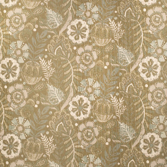 F200-174 Floral Green Charlotte Fabrics Woven Patterns