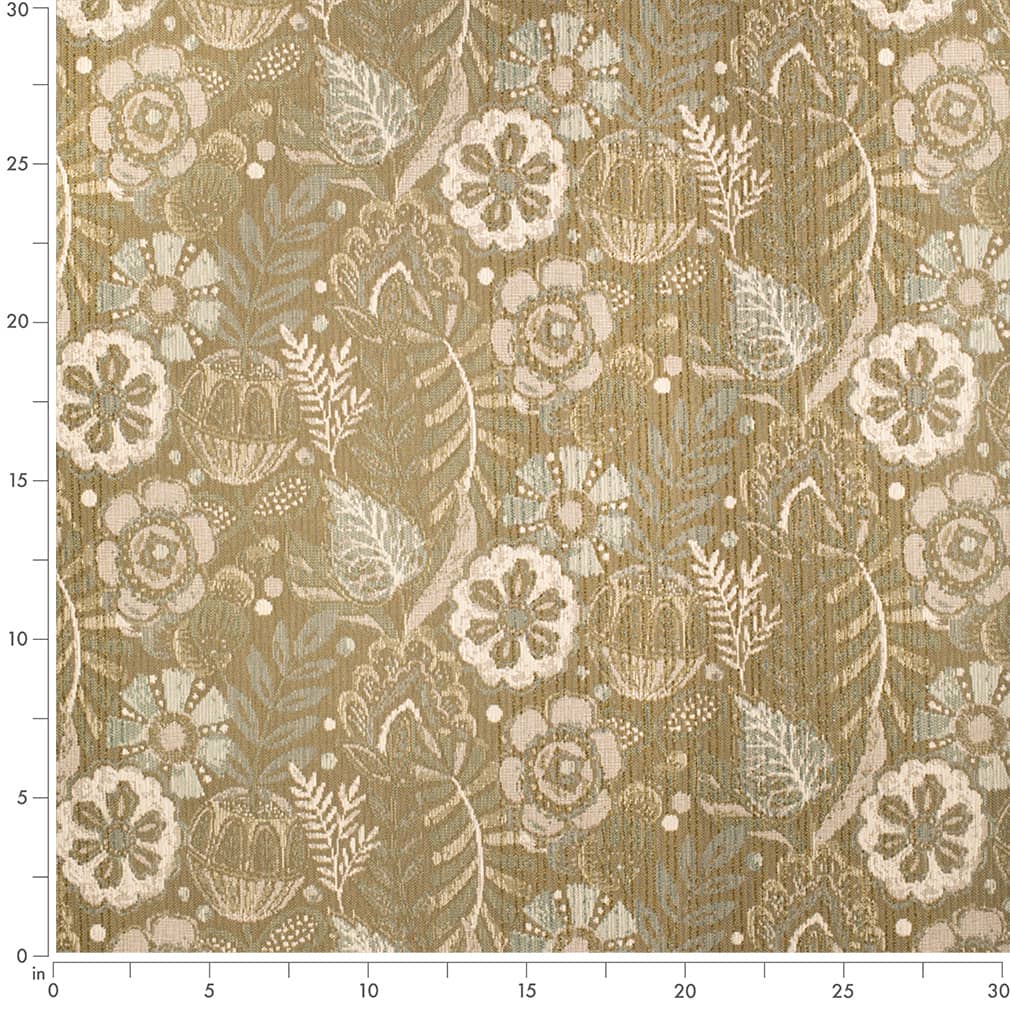 F200-174 Floral nan Green Performance Colors