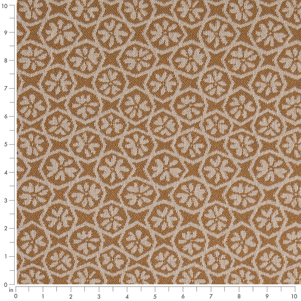 F200-199 Abstract & Geometric,Small Scale nan Gold & Yellow Performance Colors