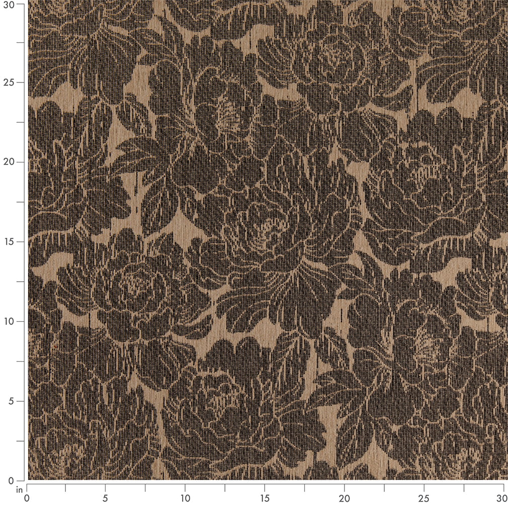 F200-216 Floral nan Black Performance Colors