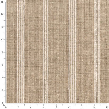 F300-112 Stripe nan Beige & Taupe Performance Colors