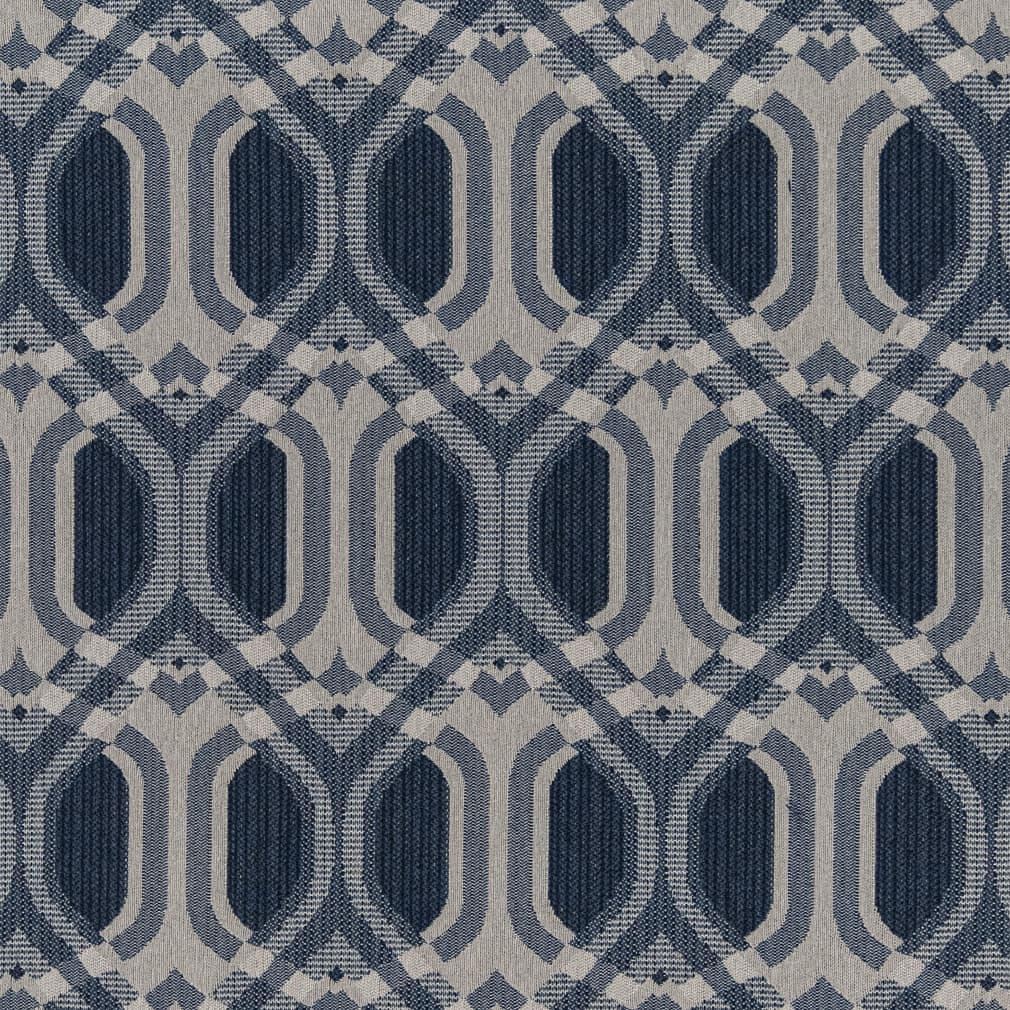 F300-119 Abstract & Geometric nan Blue Performance Colors
