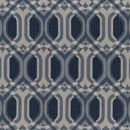 F300-119 Abstract & Geometric nan Blue Performance Colors