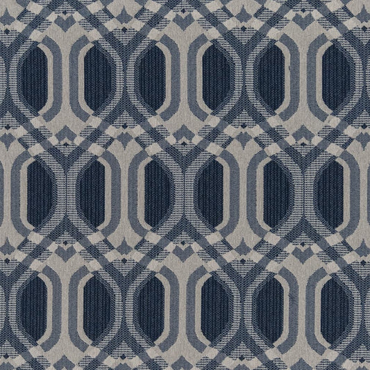 F300-119 Abstract & Geometric nan Blue Performance Colors