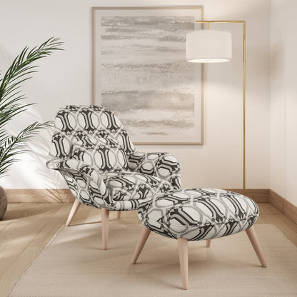 F300-126 Abstract & Geometric nan Grey & Silver Performance Colors