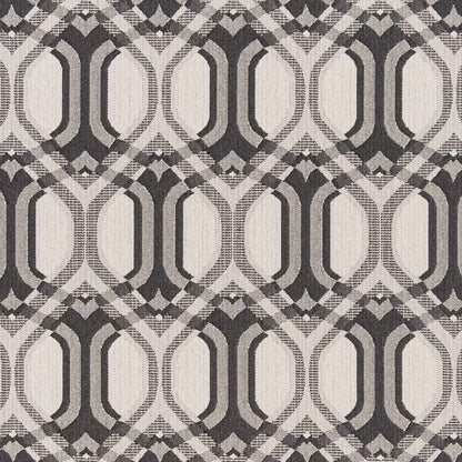 F300-126 Abstract & Geometric nan Grey & Silver Performance Colors