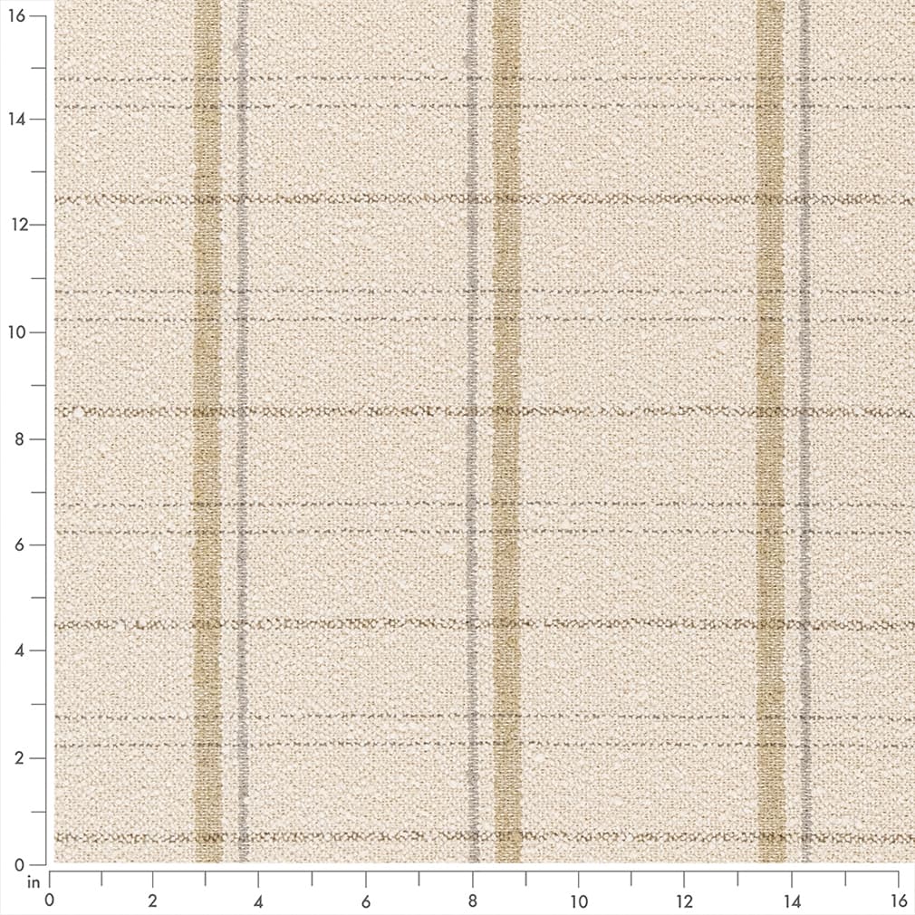 F300-130 Plaid nan Beige & Taupe Performance Colors