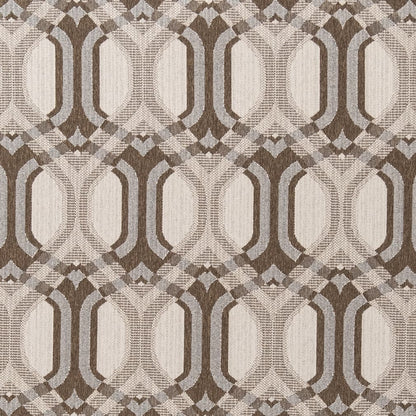 F300-131 Abstract & Geometric nan Brown Performance Colors