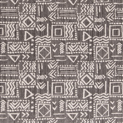 F300-133 Abstract & Geometric,Global nan Grey & Silver Performance Colors