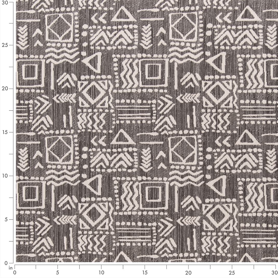 F300-133 Abstract & Geometric,Global nan Grey & Silver Performance Colors