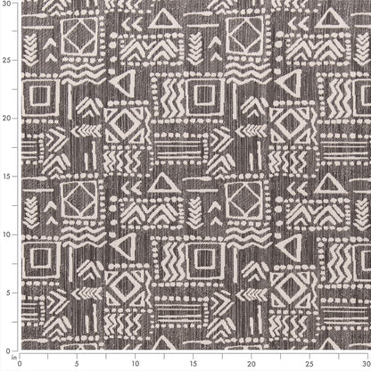 F300-133 Abstract & Geometric,Global nan Grey & Silver Performance Colors