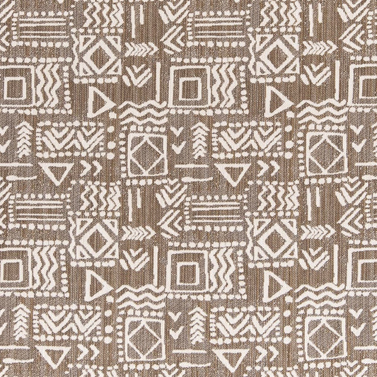 F300-134 Abstract & Geometric,Global nan Beige & Taupe Performance Colors