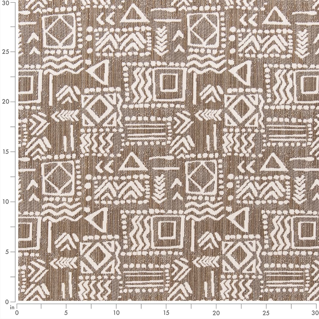 F300-134 Abstract & Geometric,Global nan Beige & Taupe Performance Colors