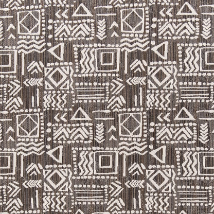 F300-136 Abstract & Geometric,Global nan Brown Performance Colors