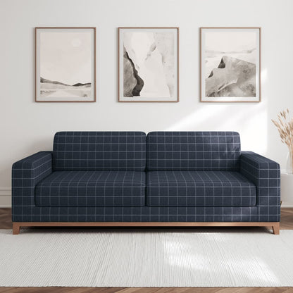 F300-137 Plaid nan Blue Performance Colors
