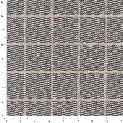 F300-138 Plaid nan Grey & Silver Performance Colors
