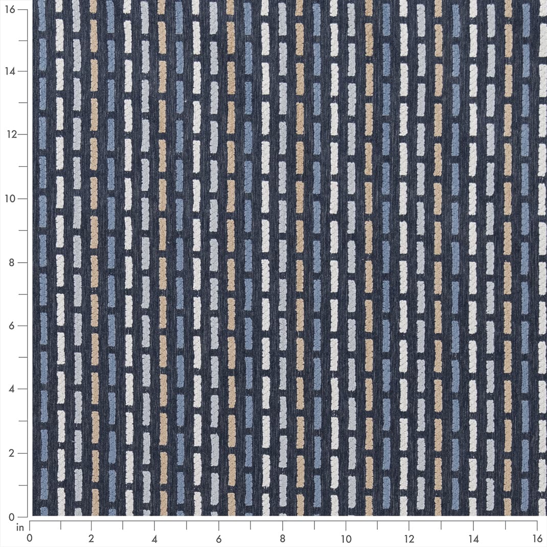 F300-145 Abstract & Geometric,Stripe nan Blue Performance Colors