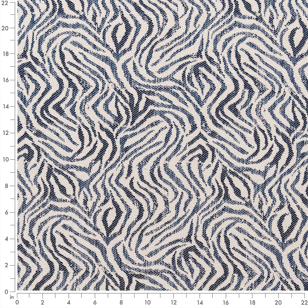 F300-146 Abstract & Geometric,Animal Print nan Blue Performance Colors