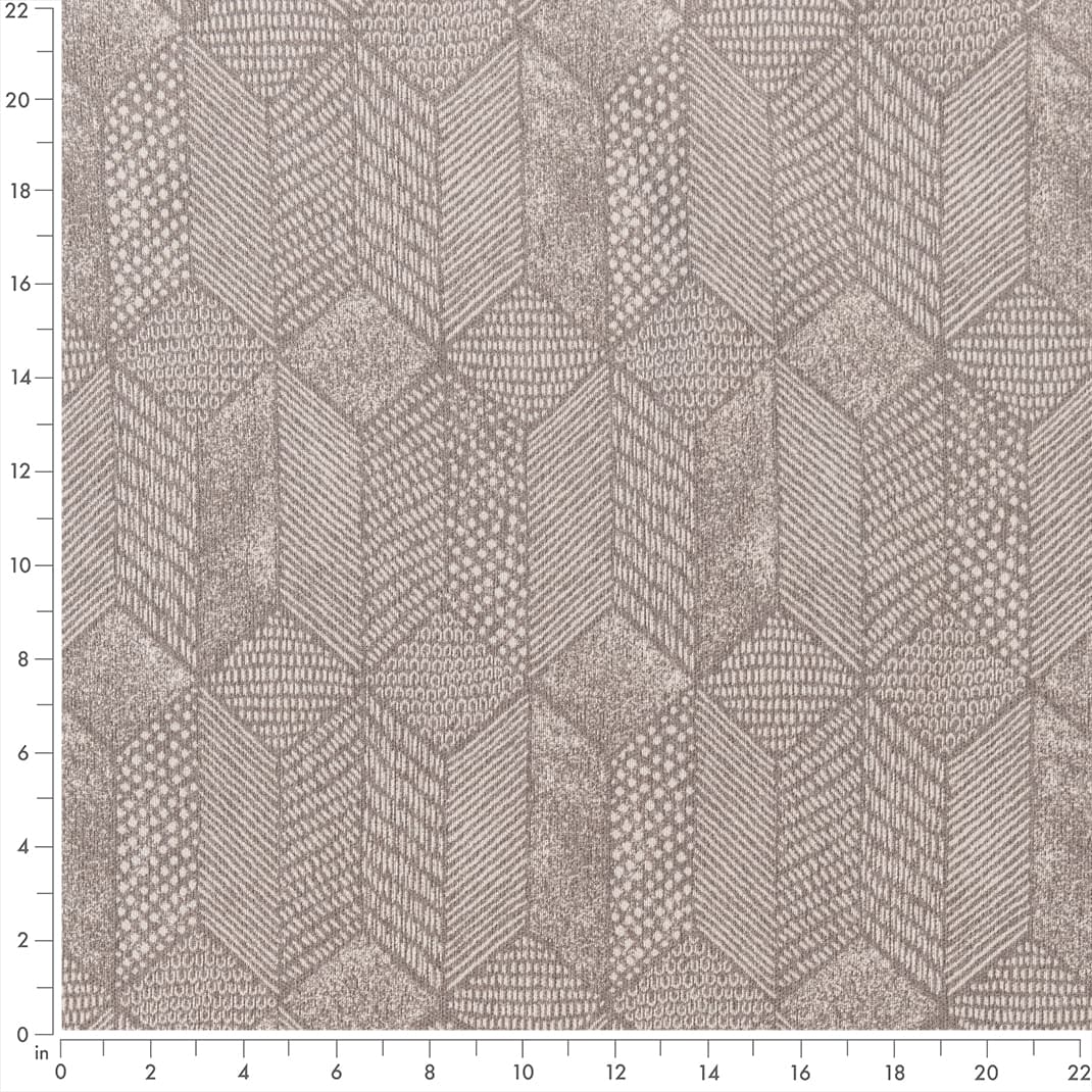 F300-151 Abstract & Geometric nan Grey & Silver Performance Colors