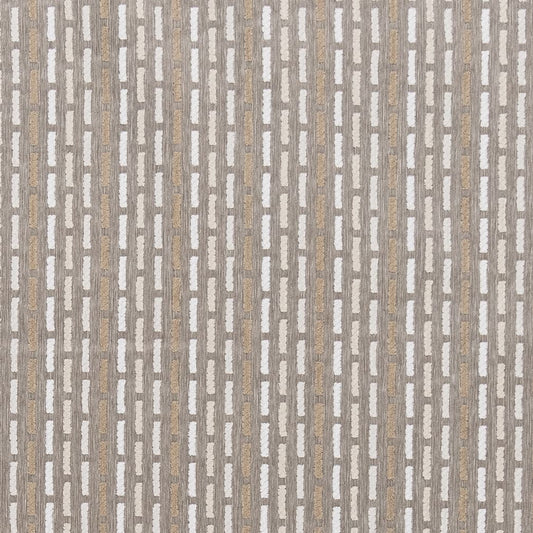 F300-155 Abstract & Geometric,Stripe Beige & Taupe Charlotte Fabrics Woven Patterns
