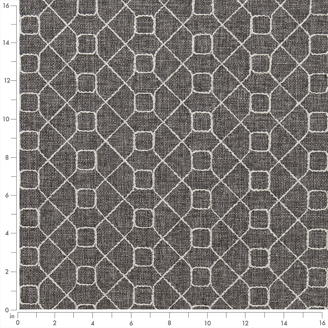 F300-159 Abstract & Geometric nan Grey & Silver Performance Colors