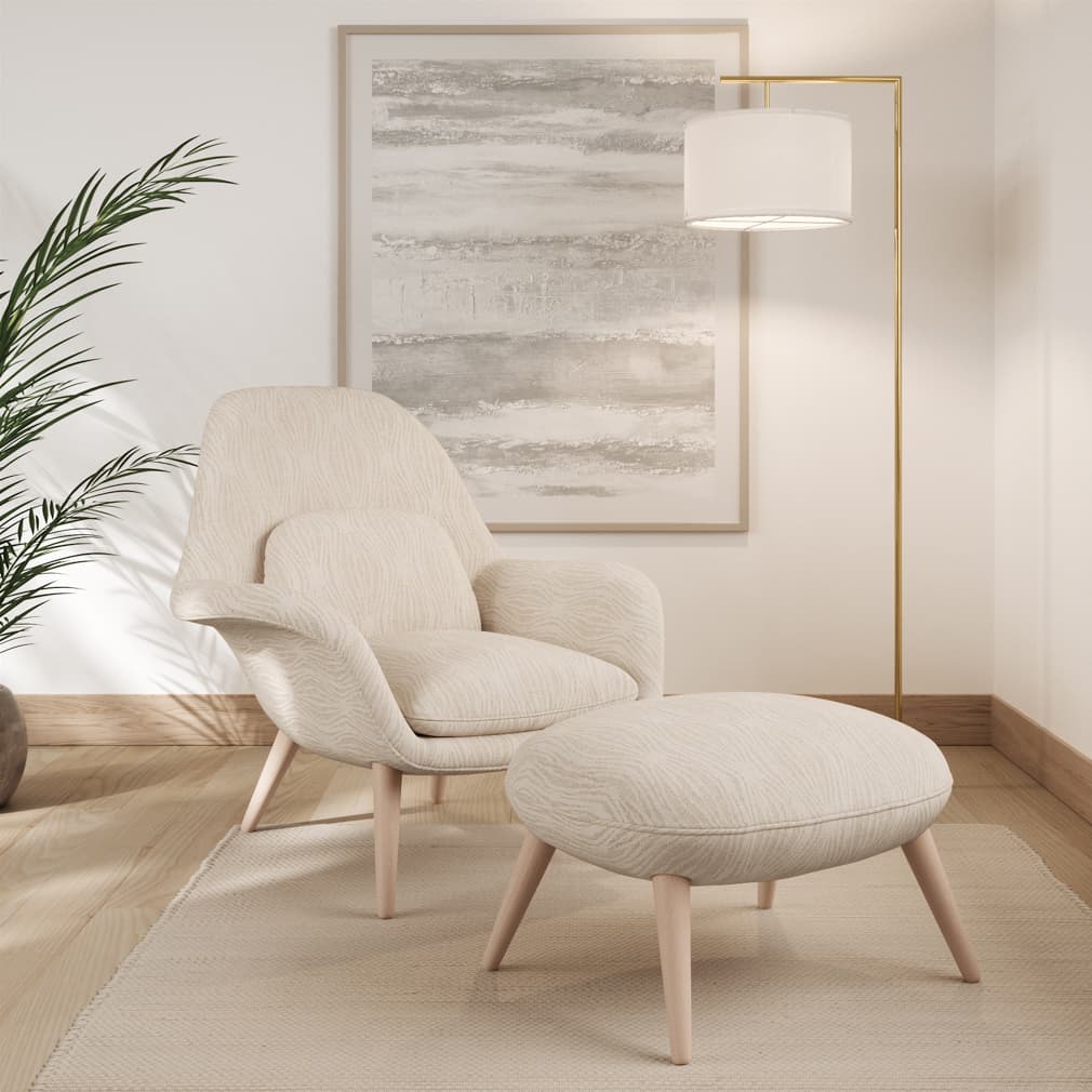 F300-163 Abstract & Geometric nan Beige & Taupe Performance Colors