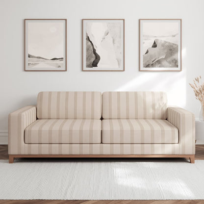 F300-165 Stripe nan Beige & Taupe Performance Colors