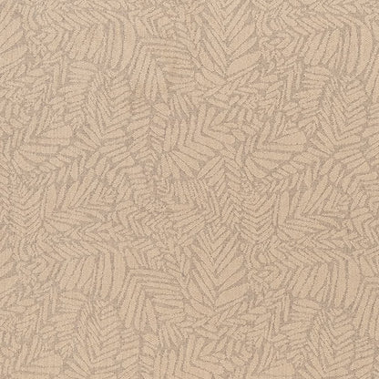 F300-167 Abstract & Geometric,Leaves nan Beige & Taupe Performance Colors