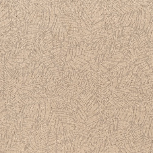 F300-167 Abstract & Geometric,Leaves nan Beige & Taupe Performance Colors