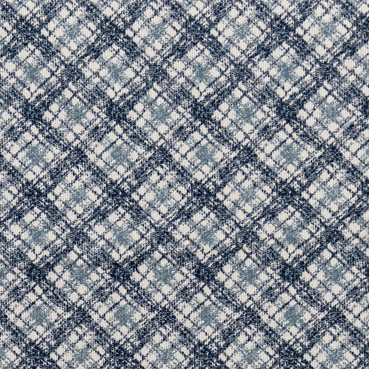 F300-168 Abstract & Geometric,Plaid & Check Blue Charlotte Fabrics Woven Patterns