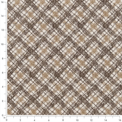 F300-169 Abstract & Geometric,Plaid & Check nan Beige & Taupe,Brown Performance Colors