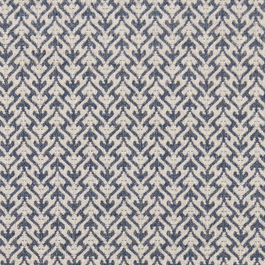 F300-170 Abstract & Geometric,Small Scale Blue Charlotte Fabrics Woven Patterns
