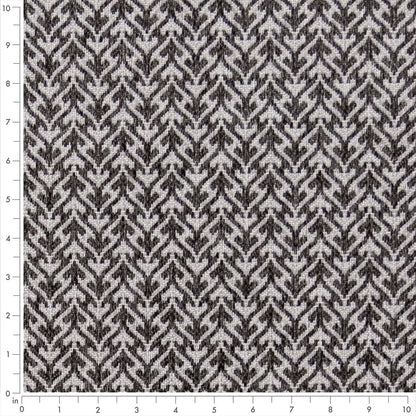 F300-171 Abstract & Geometric,Small Scale nan Grey & Silver Performance Colors