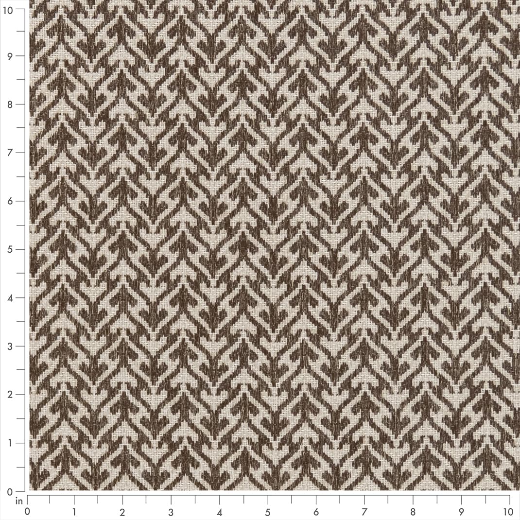 F300-172 Abstract & Geometric,Small Scale nan Brown Performance Colors