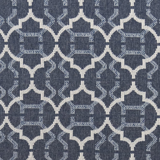 F300-178 Abstract & Geometric Blue Charlotte Fabrics Woven Patterns
