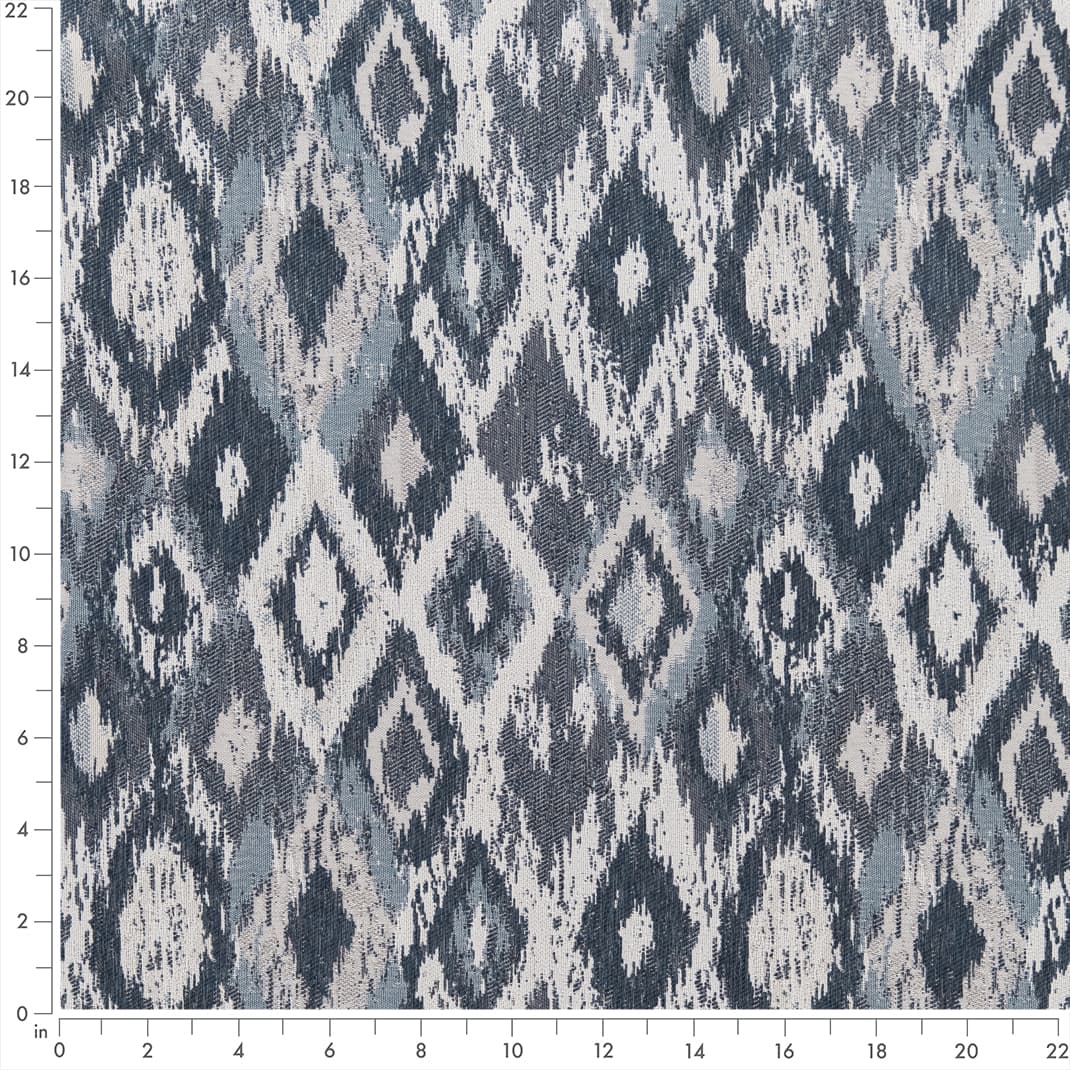 F300-179 Abstract & Geometric,Global nan Blue Performance Colors