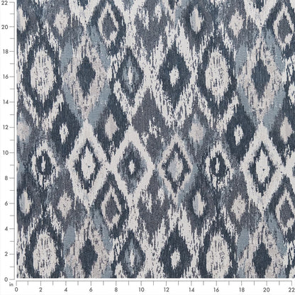 F300-179 Abstract & Geometric,Global nan Blue Performance Colors