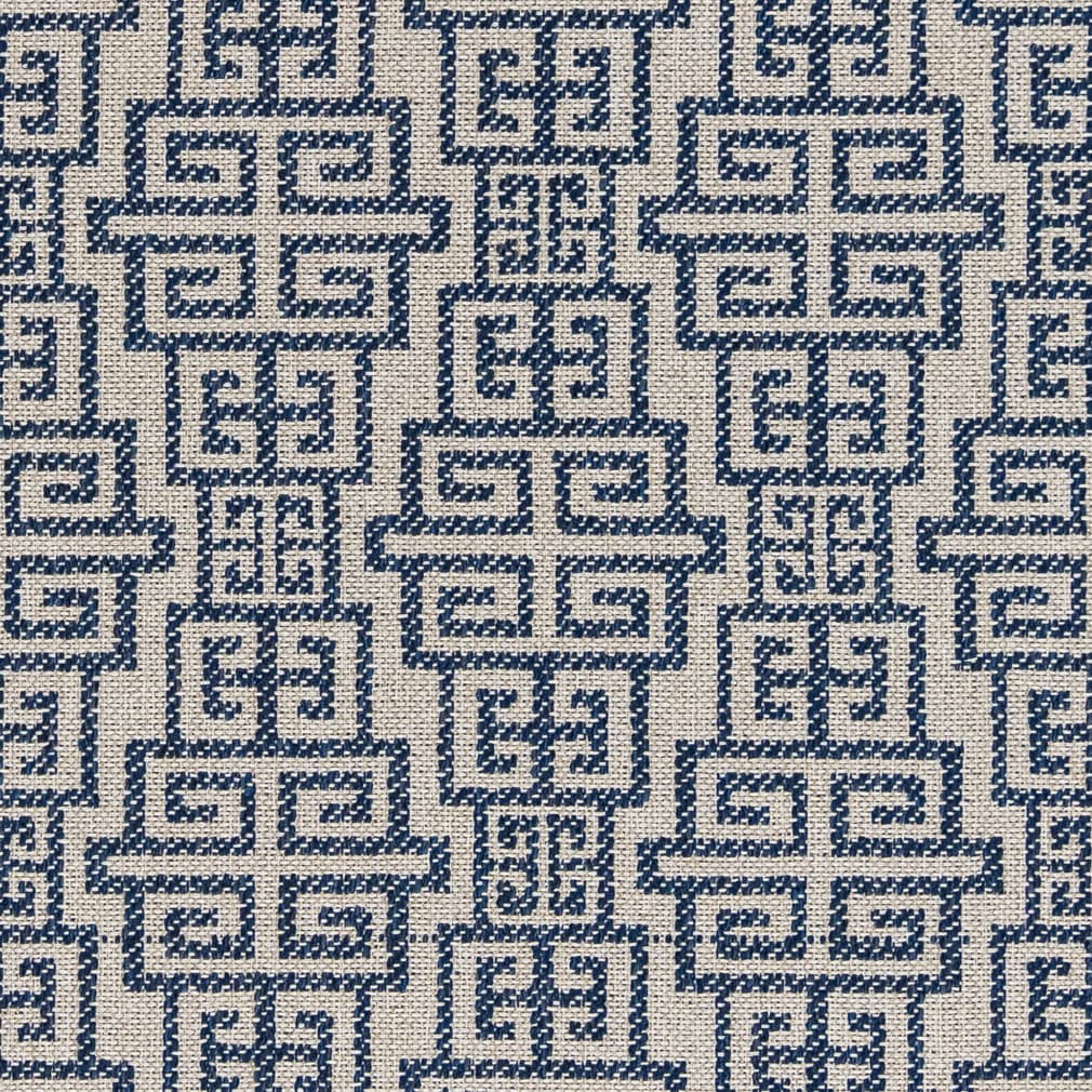 F300-180 Abstract & Geometric,Greek Key nan Blue Performance Colors