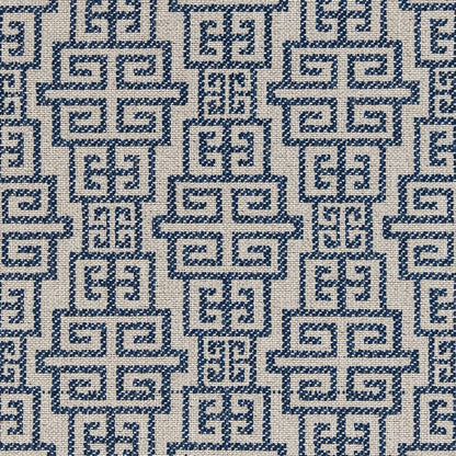 F300-180 Abstract & Geometric,Greek Key nan Blue Performance Colors