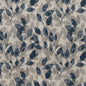 F300-181 Abstract & Geometric,Leaves nan Blue Performance Colors