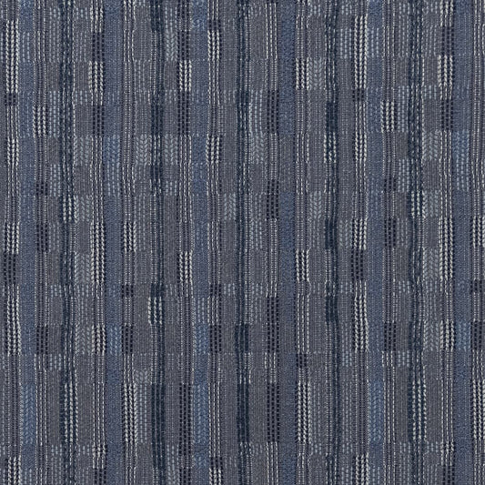 F300-182 Abstract & Geometric Blue Charlotte Fabrics Crypton,Woven Patterns