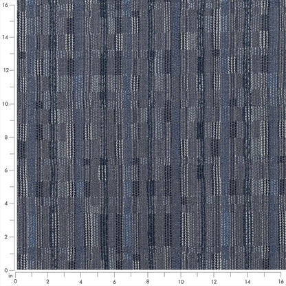 F300-182 Abstract & Geometric nan Blue Performance Colors