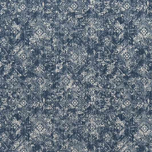 F300-184 Abstract & Geometric Blue Charlotte Fabrics Woven Patterns