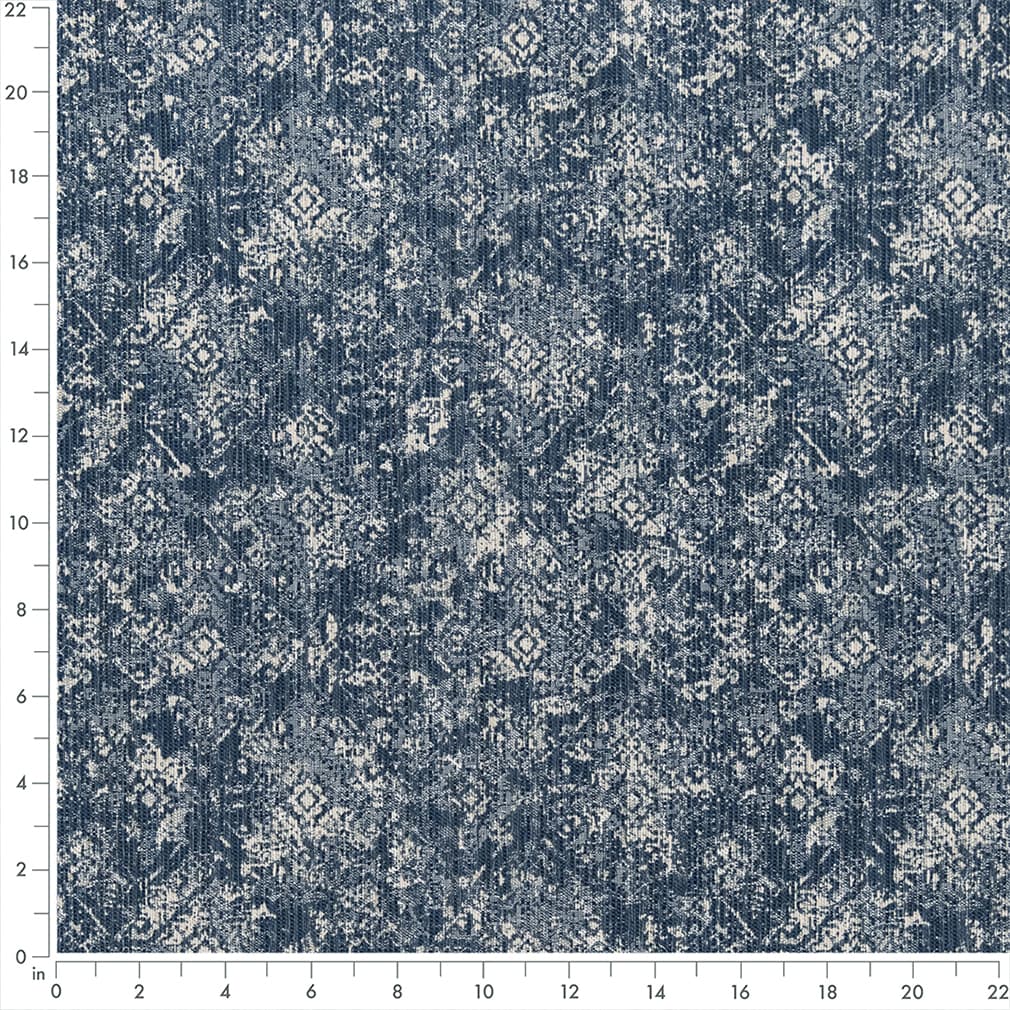 F300-184 Abstract & Geometric nan Blue Performance Colors