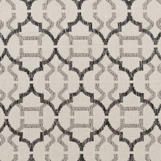 F300-185 Abstract & Geometric Grey & Silver Charlotte Fabrics Woven Patterns